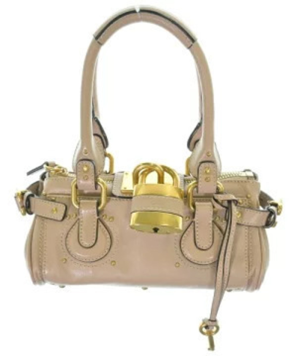 Chloe Handbag Pink Beige Cream